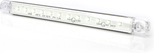 LED позиционна светлина 722 W97.5 12v-24v бяла Was