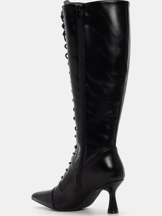 Women's Boots with Laces Black