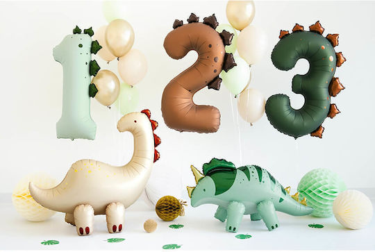 Balloon Jumbo Number 3 Green 92cm