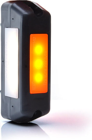 Lumină de poziție LED 1080/i W140 12v-24v Alb Roșu Portocaliu Was