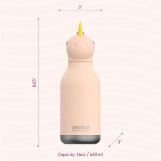 Asobu Kids Water Bottle Thermos Stainless Steel Snowman 460ml