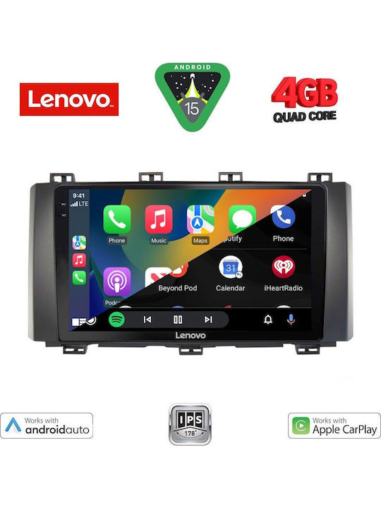 Lenovo Car Audio System for Seat Ateca 2017 (Bluetooth/USB/AUX/WiFi/GPS/Apple-Carplay/Android-Auto) with Touch Screen 9"