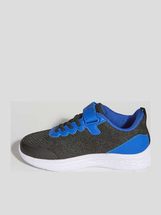 Kids Sports Shoes Running with Laces Black