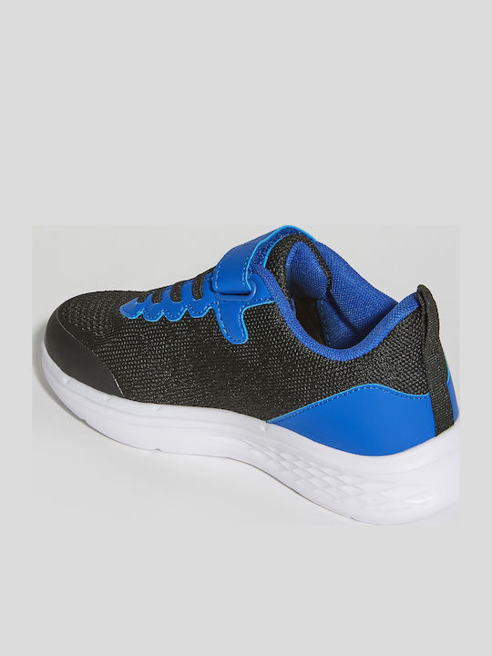 Kids Sports Shoes Running with Laces Black