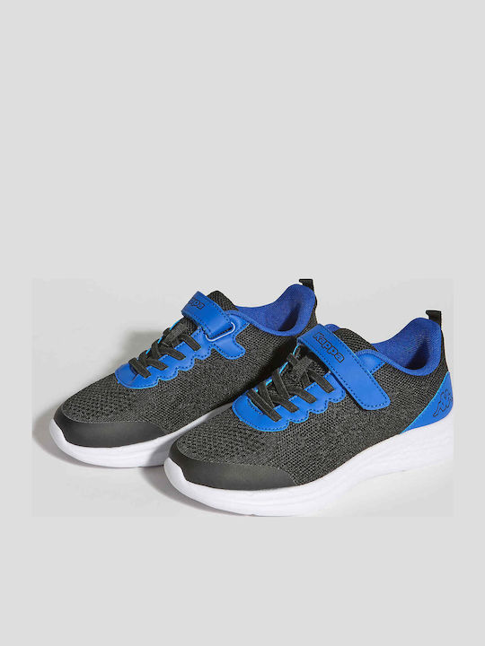 Kids Sports Shoes Running with Laces Black