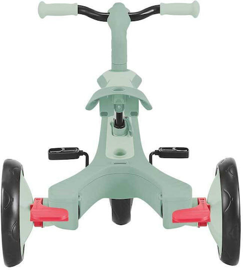 Globber Explorer Trike Ecologic Превозно Средство с Ръкохватка за Родител 4 в 1 за 18 Месеца Фисташков