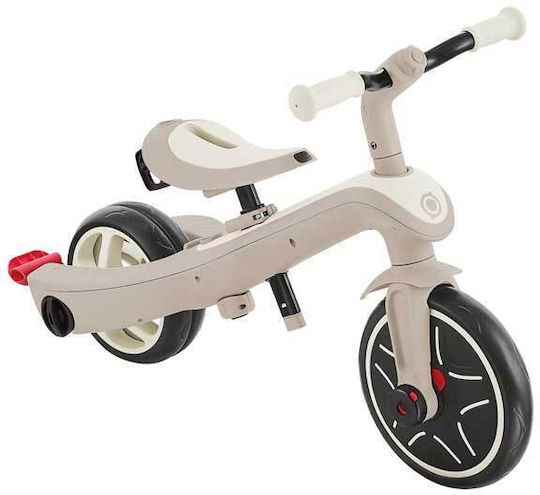Globber Explorer Trike Ecologic Превозно Средство с Ръкохватка за Родител 4 в 1 за 18 Месеца Кокос