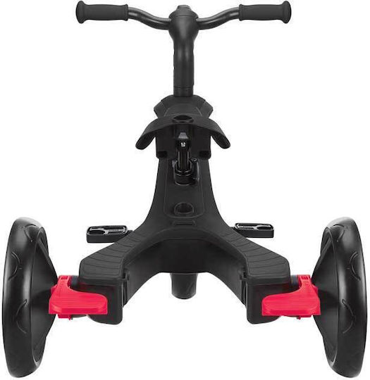 Globber Explorer Trike Превозно Средство с Ръкохватка за Родител 4 в 1 за 10 Месеца Черно