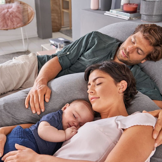 Theraline Pregnancy & Breastfeeding Pillow Blue 190cm