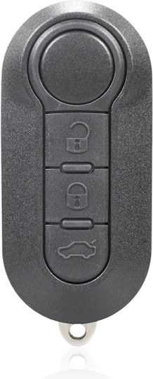 Foldable Remote Control Shell with 3 Buttons for Fiat Punto/Doblo/Fiat 500
