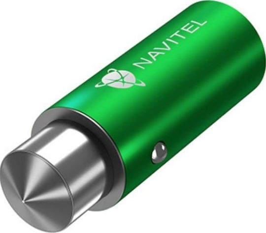 Navitel Φορτιστής Αυτοκινήτου 3A Γρήγορης Φόρτισης με μία Θύρα: 1xUSB Πράσινο Χρώμα