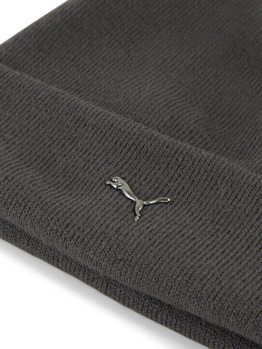 Beanie Ανδρικός Σκούφος Πλεκτός σε Γκρι χρώμα