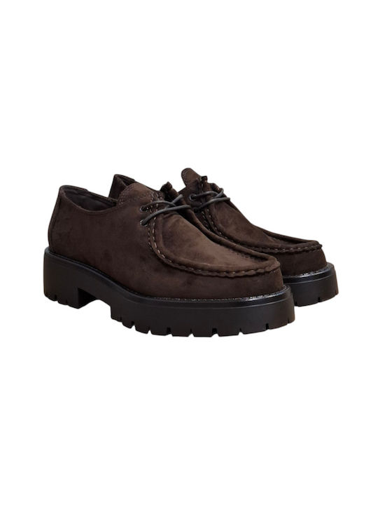 Γυναικεία Loafers σε Καφέ Χρώμα