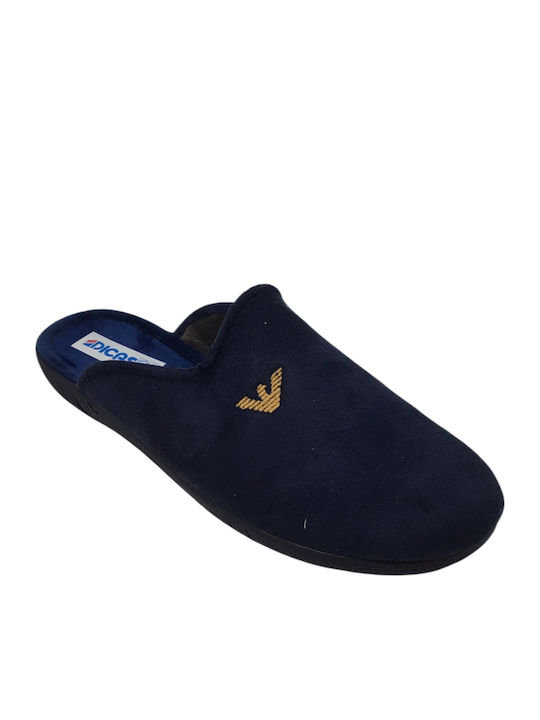 Herren Hausschuhe Blau Anatomisch
