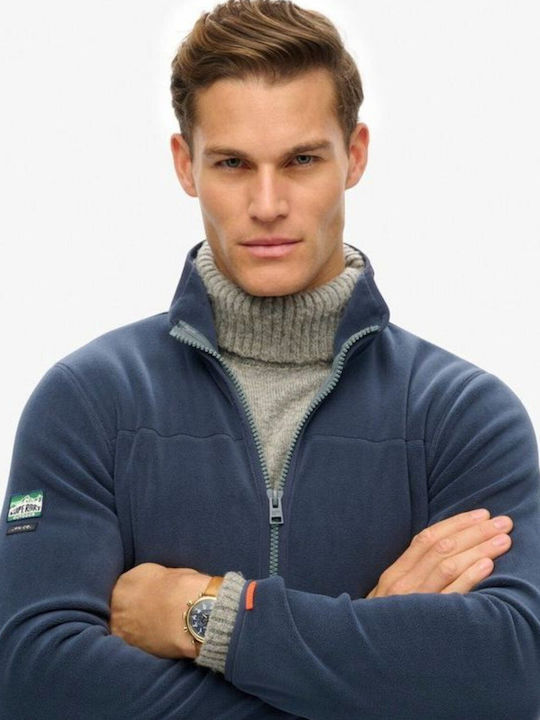D2 Ovin Men's Fleece Cardigan Blue