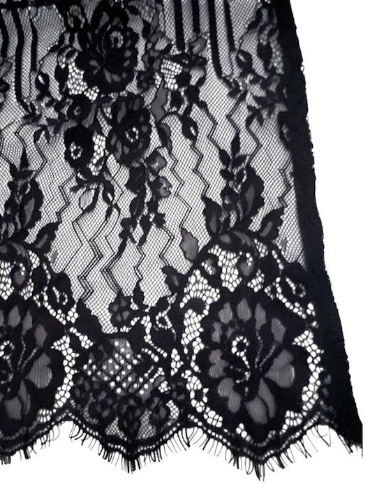Luna Women's Robe with Nightdress Black 6302