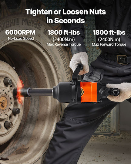 Vevor Air Impact Wrench 1" QDCJBSFPS1INEVJDL001V0