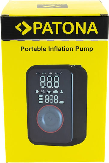 Patona Car Tire Pump 150 PSI Rechargeable 12V