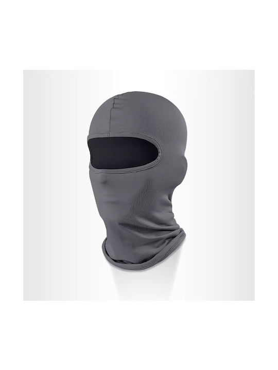FIXATO Vollgesichts-Balaclava für Motorradfahrer aus Polyester Gray Farbe