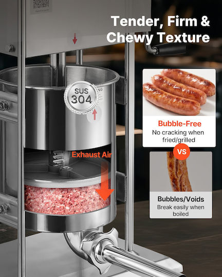 Vevor Sausage Filler Machine 10lt