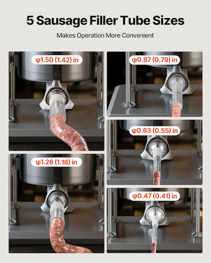 Vevor Sausage Filler Machine 10lt
