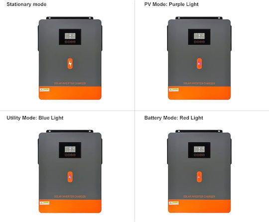 PowMr Invertor Cu Undă Sinusoidală Pură Putere 6200W Cu O Singură Fază