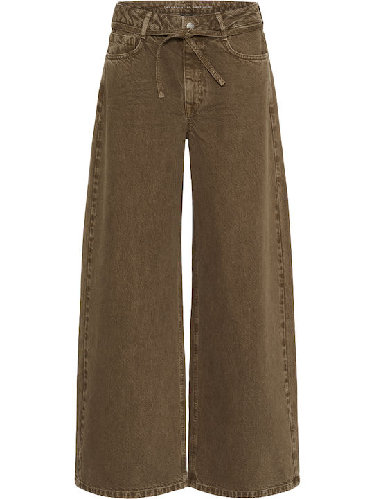 Women's Jean Pants in Wide Fit Brown