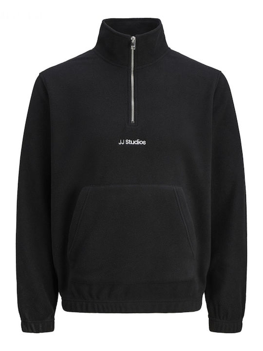 Langarm Herrenbluse Schwarz
