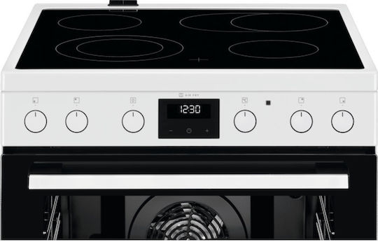 Electrolux Κουζίνα 73lt με Κεραμικές Εστίες Π59.6εκ. Λευκή