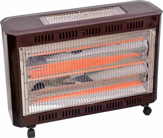 Saray 6040 Quartz Heater with Thermostat 2700W Black