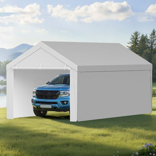 Vevor Portable Gray Awning Fabric with PU Coating 4x6m