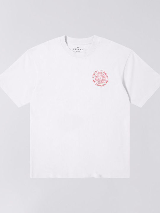 Music Channel T-shirt White, Red