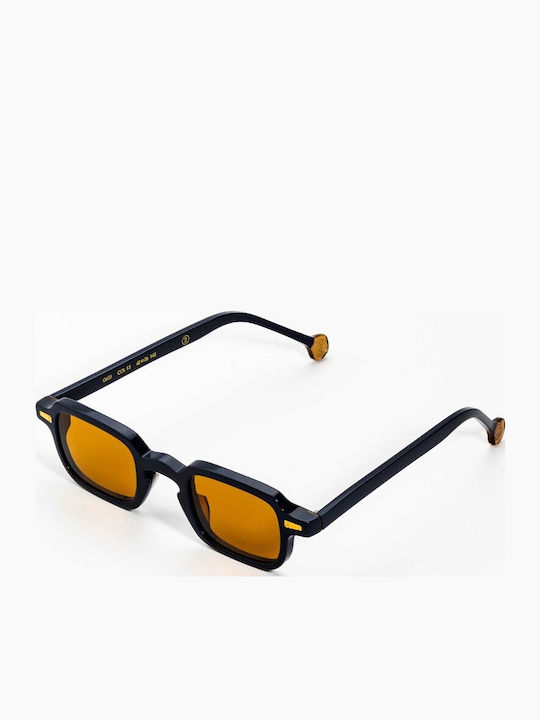 Kyme Gigi Unisex Sonnenbrille mit Schwarz Kunststoff Gestell und Schwarz Linse GIGI 15