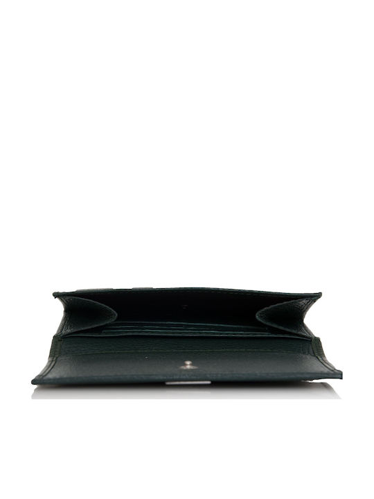 Leather Women's Wallet Classic Green