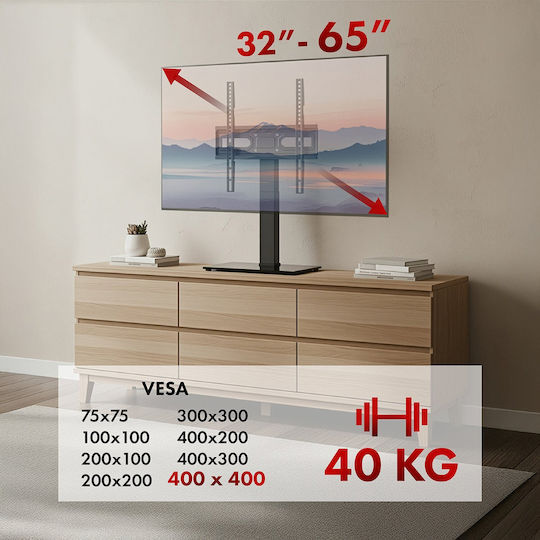 Maclean Energy MC-1240 Настолна стойка за телевизор до 65" и 40кг