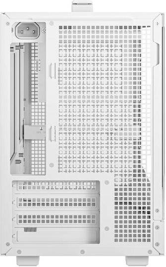 Deepcool CH160 Plus Gaming Mini Tower Computer Case with Side Window White