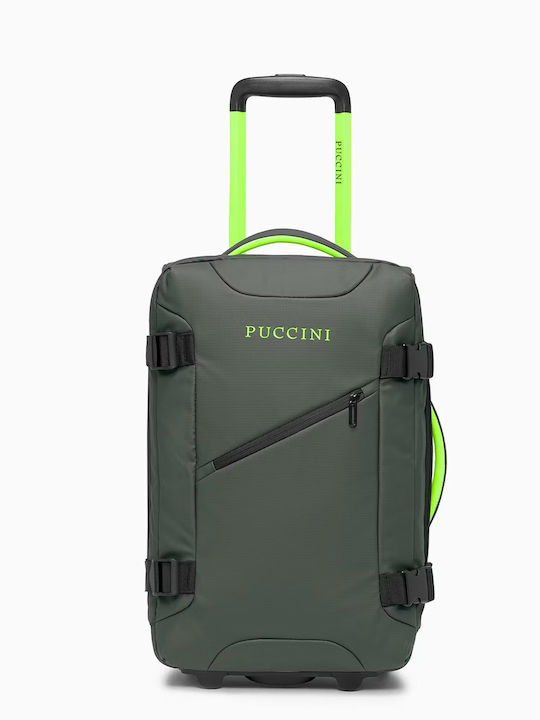 Puccini Colorado Reisegepäck Kabinenstoff Grüne mit 2 Räder