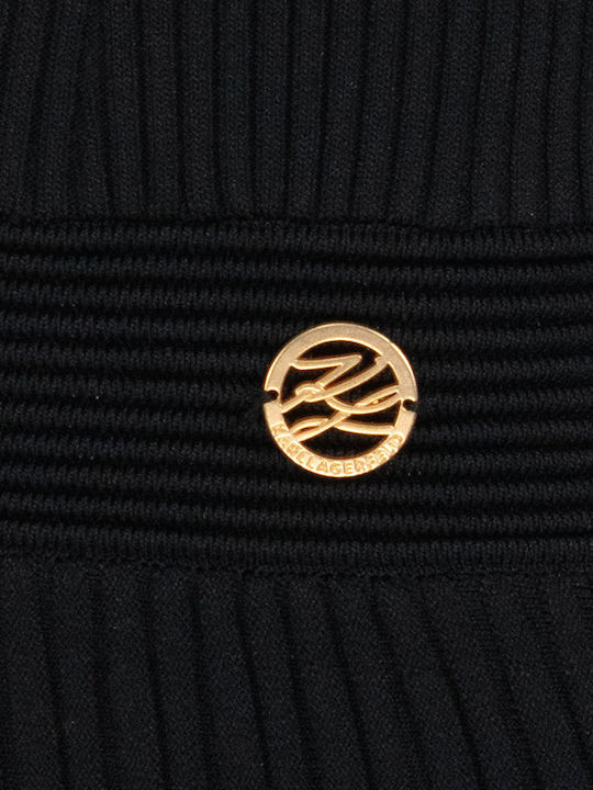 Mini Knitted Dress Black