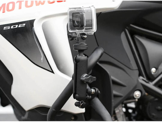 Action Camera Support Base GoPro Motorcycle Handlebar 360° 17.5cm Mdl3519 Motowolf