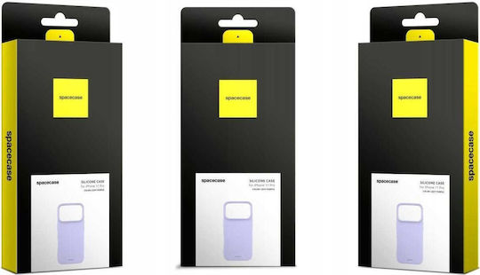 Spacecase Silicone Back Cover Purple for iPhone 18 / 17 Pro