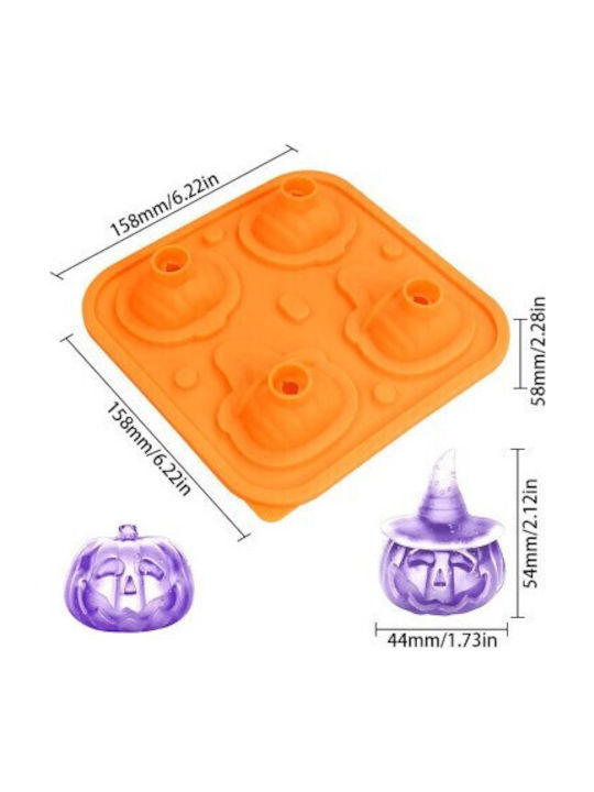 Formă de Patiserie pentru Chec Rotund din Silicon 3x3x5.4buc 1buc