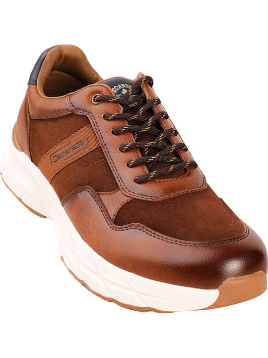 Ανδρικά Flatforms Sneakers Καφέ