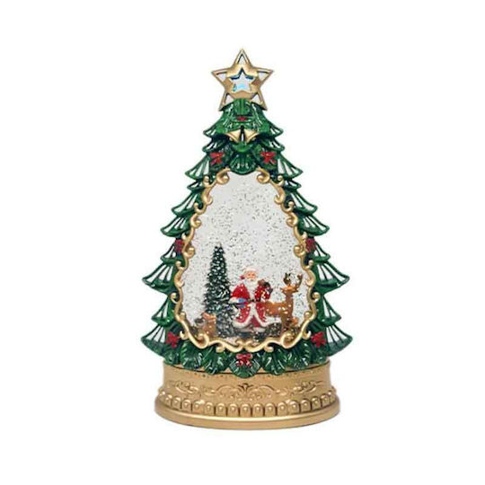 Weihnachts Schneekugel Dekoratives Beleuchtetes Ampel Batterien (Verschiedene Designs)