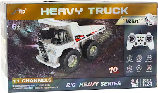 Lean Toys Remote Control Remote Controlled Truck White