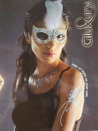 Giuxury Διακισμιτικό Σώματος Μαλλιών Snake Swarovski