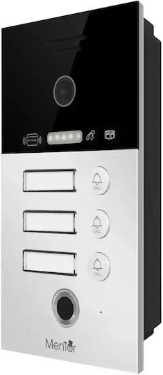 Set Video Interfon Wi-Fi 3 Familii Mentor Sykt092b 10.1 Inch Ahd 2mp 24v 2 Fire 5în1 Negru