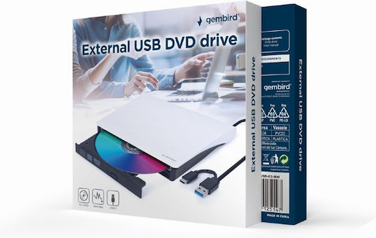 Gembird Εξωτερικός Οδηγός για Laptop Μαύρο