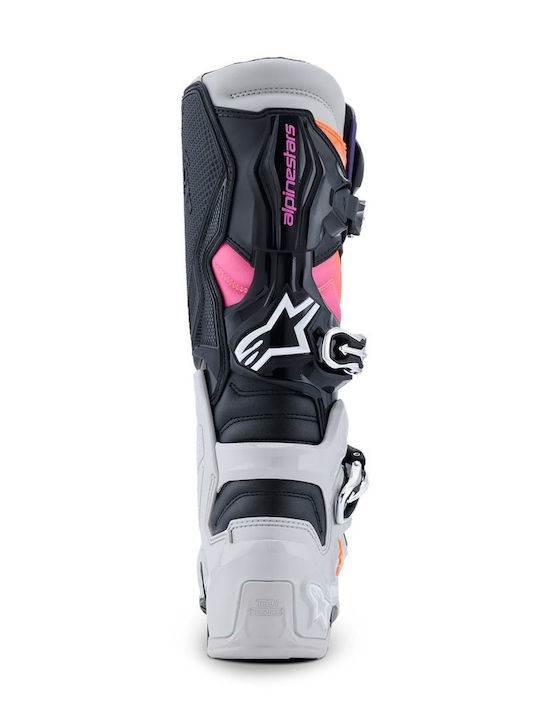 Alpinestars Tech 7 Мъжки Мотоциклетни Боти Мотокрос Кожени Черен