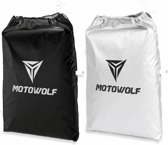 Motowolf Κουκούλα Μηχανής Αδιάβροχη Mdl0802b Extra Large Μ230xΠ95xΥ125εκ.