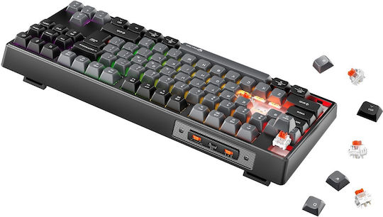 Meetion MT-MK14 Wireless Gaming Mechanical Keyboard Tenkeyless with RGB lighting (English US)